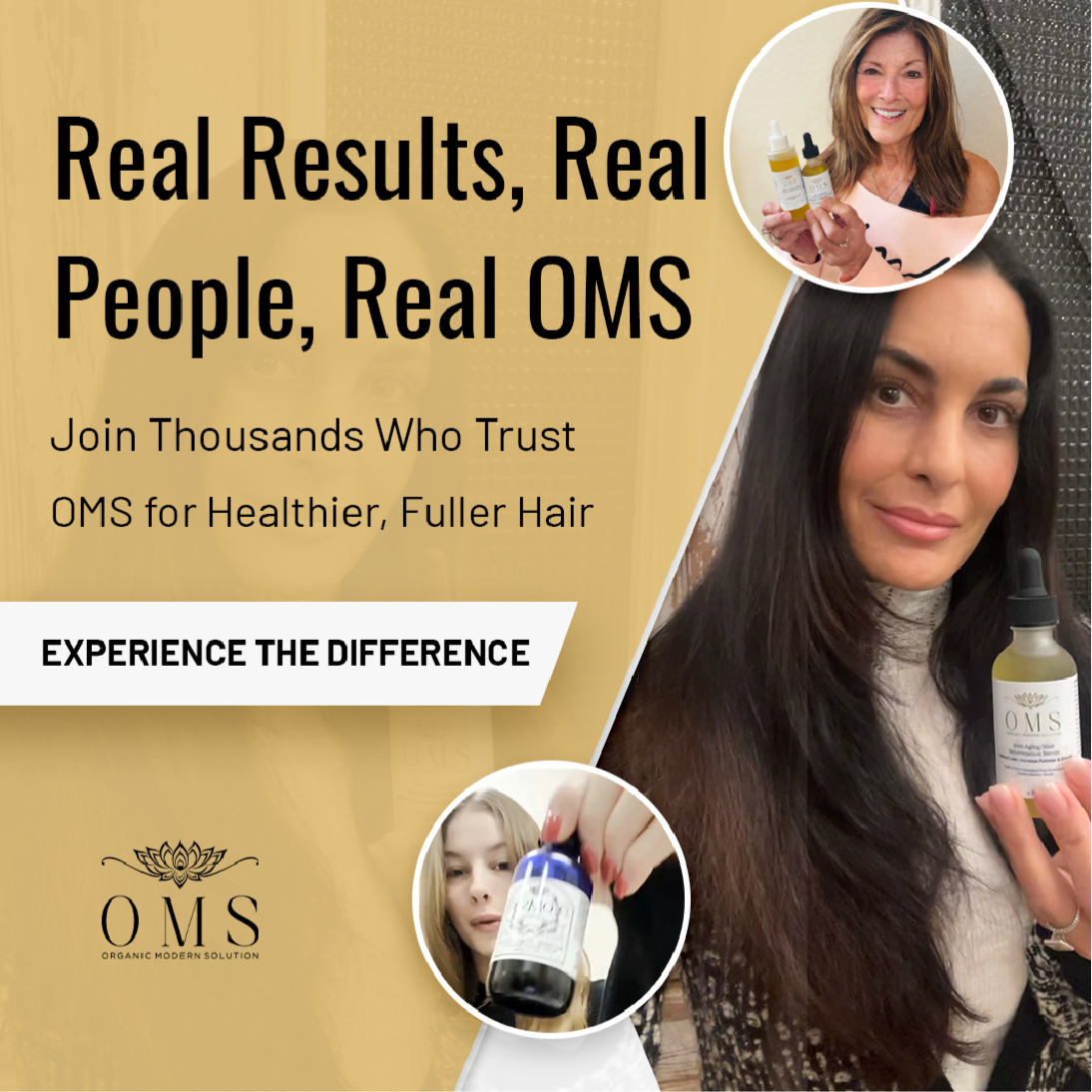 OMS 80ml Organic Hair Growth & Hair Loss Thickening Oil, Deep Conditioning, Growth Stimulating, Chemical Free, 100% All Natural, Castor Oil based